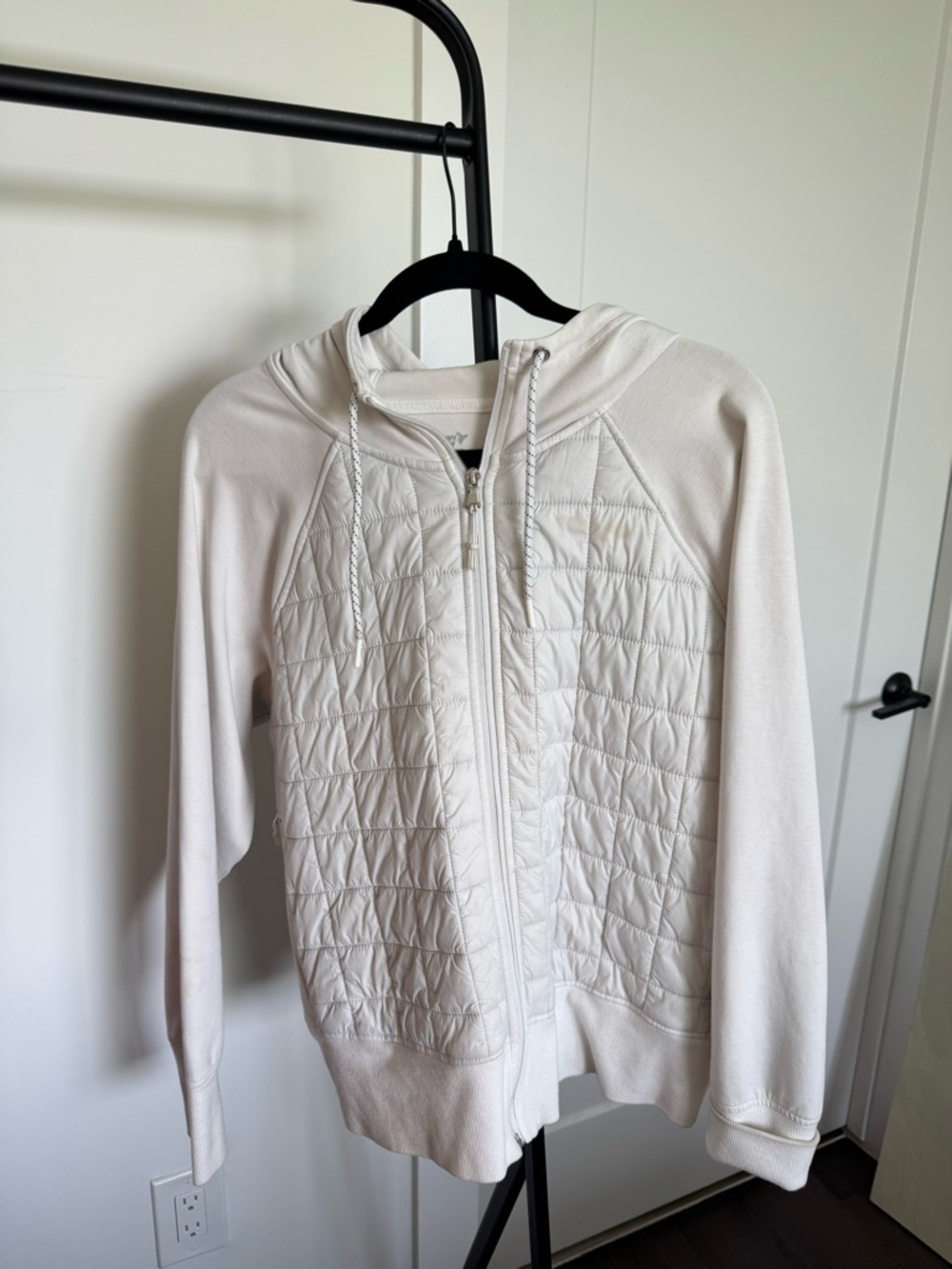 Old Navy Dynamic Fleece Active Jacket Cream Size XL Cozy